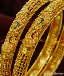 BR137-2.6 Size Unique Molded Enamel Kerala Pattern Guarantee Imitation Bangles