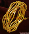 BR146-2.6 Size Chidambaram Gold Plated Curvy Design Guarantee Bangles Online