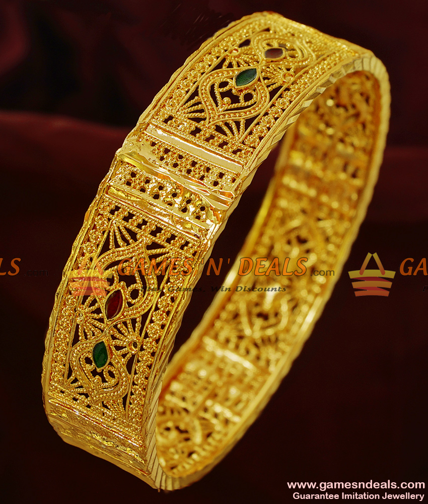 BR147-2.8 Size Single Kada Type Broad Enamel Guarantee Imitation Bangles Online