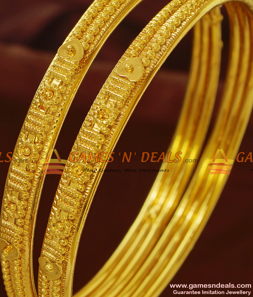 BR165-2.6 Size Homemakers Choice Real Gold Like Imitation Bangles BR165-2.6 Size Homemakers Choice Real Gold Like Imitation Bangles