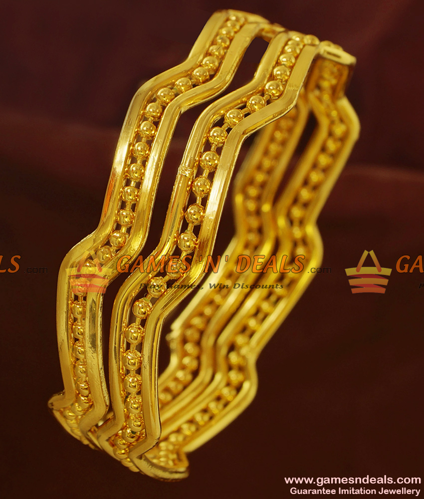 BR167-2.8 Size Offer Price South Indian Traditional Twisted Design Guarantee Bangles