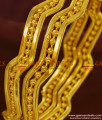 BR167-2.8 Size Offer Price South Indian Traditional Twisted Design Guarantee Bangles