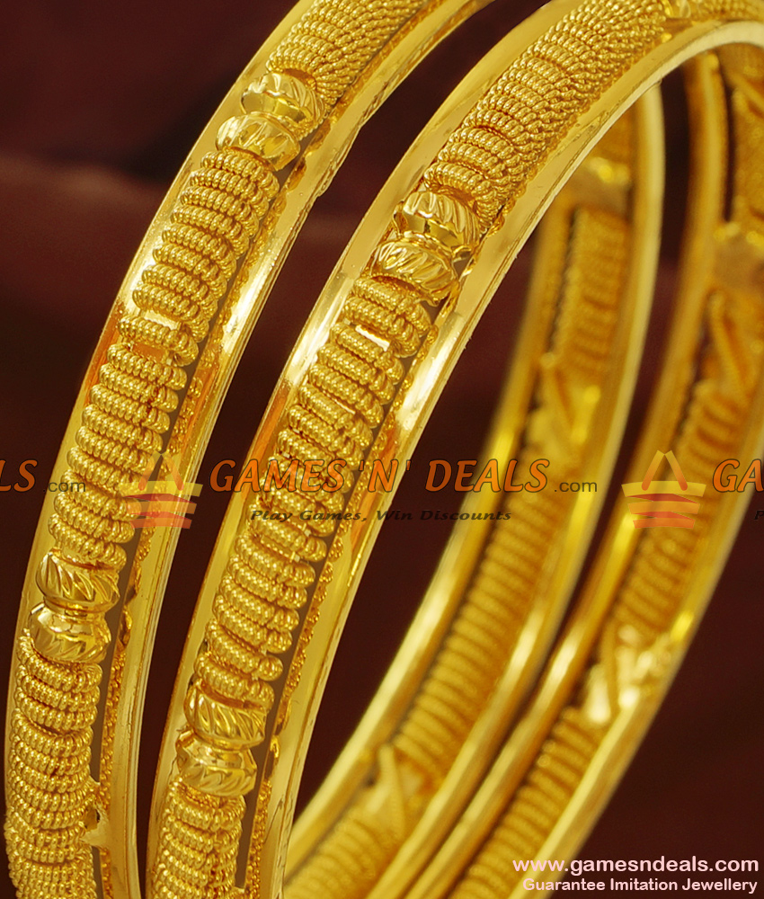 BR172-2.8 Size Best Selling Real Gold Like Guarantee Party Wear Imitation Bangles