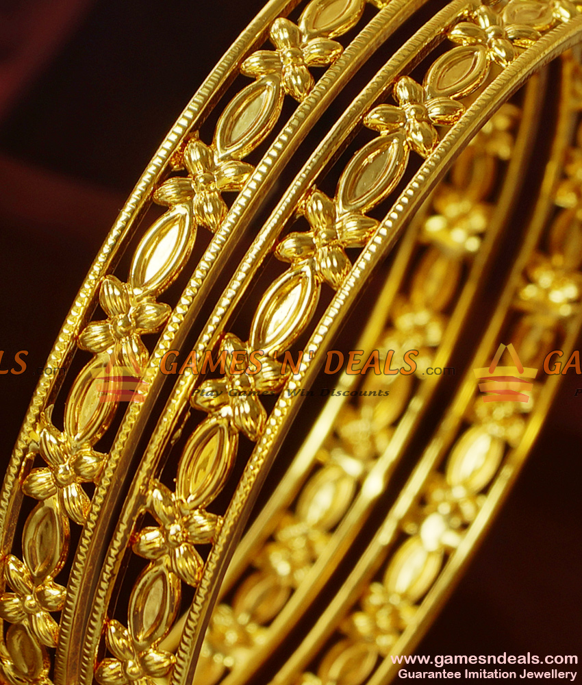 BR182-2.8 Size Light Weight Flower Design Imitation Bangles Online BR182-2.8 Size Light Weight Flower Design Imitation Bangles Online