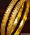 BR183-2.6 Size Homemakers Choice Pure Gold Plated Imitation Bangles