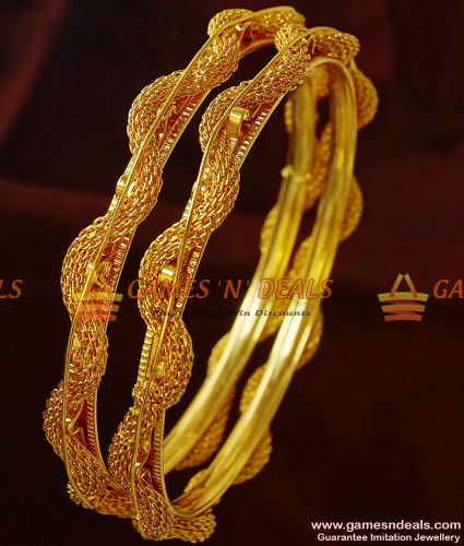 One gram gold imitation bangles Clearance