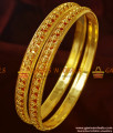 BR207-2.6 Size Light Weight Flower Design Guarantee Thin Imitation Bangles