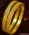 BR209-2.6 Size South Indian Real Gold Guarantee Daily Wear Imitation Bangles