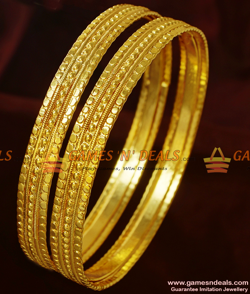 BR209-2.6 Size South Indian Real Gold Guarantee Daily Wear Imitation Bangles BR209-2.6 Size South Indian Real Gold Guarantee Daily Wear Imitation Bangles