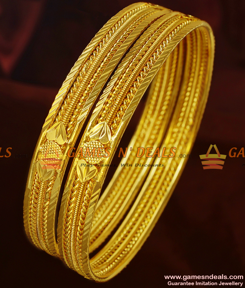 BR213-2.6 Size South Indian Real Gold Guarantee Daily Wear Imitation Bangles BR213-2.6 Size South Indian Real Gold Guarantee Daily Wear Imitation Bangles