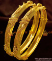 BR216-2.6 Size Gold Inspired South Indian Real Gold Guarantee Daily Wear Bangles