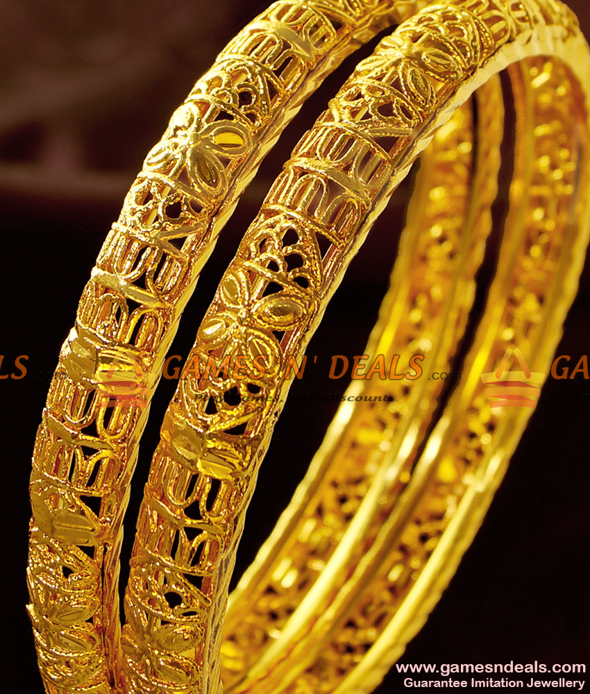 BR222-2.4 Size Offer Price Kerala Design Imitation Gold Bangles For Women