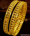 BR223-2.6 Size Mango Design Plain Traditional Two Piece Bangles