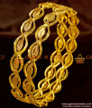 BR225-2.8 Size Light Weight Thin Traditional Gold Like Design Guarantee Bangles