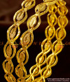 BR225-2.8 Size Light Weight Thin Traditional Gold Like Design Guarantee Bangles