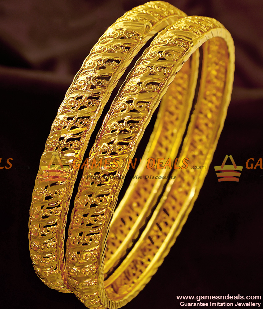 BR227-2.8 Size Unique Kodi Pattern Gold Tone Imitation Bangles For Women BR227-2.8 Size Unique Kodi Pattern Gold Tone Imitation Bangles For Women
