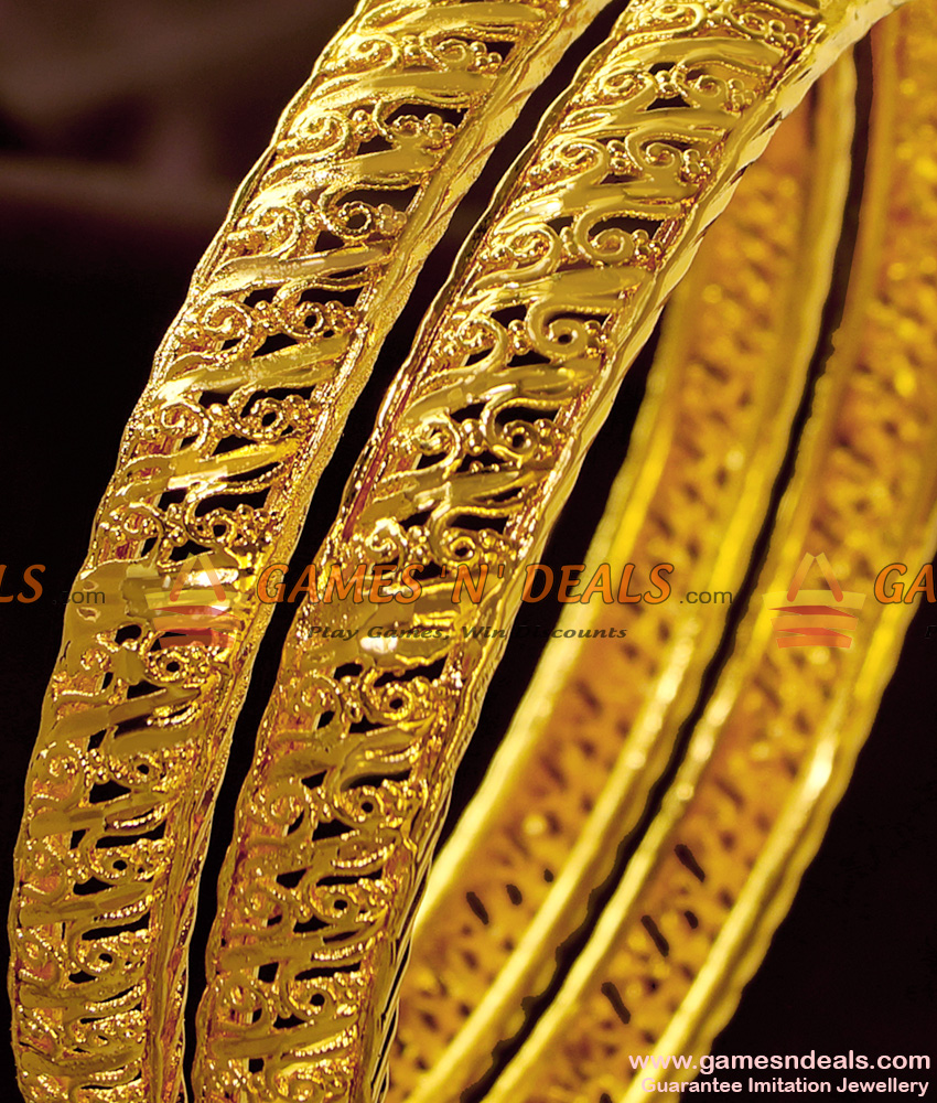 BR227-2.8 Size Unique Kodi Pattern Gold Tone Imitation Bangles For Women BR227-2.8 Size Unique Kodi Pattern Gold Tone Imitation Bangles For Women