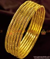 BR228-2.4 Size Traditional South Indian Gold Plated Imitation Bangle