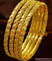 BR230-2.4 Size Traditional Gold Tone Four Pieces Imitation Muthu Bangle