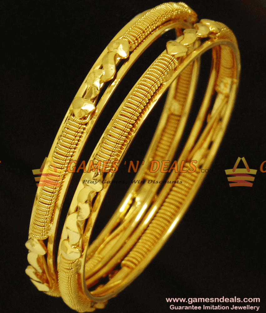 BR239-2.4 Size One Gram Gold Plain Bangles for Women Buy Online BR239-2.4 Size One Gram Gold Plain Bangles for Women Buy Online