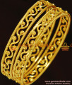 BR244-2.4 Size Gold Design Plain Bangles for Women Buy Online