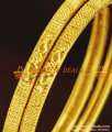 BR246-2.4 Size Simple Plain Daily Use Low Cost Gold Design Bangles