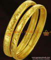 BR250-2.4 Size Light Weight Simple Two Bangles Set for Daily Use