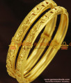 BR254-2.8 Size Leaf Design Office Wear Gold Design Bangles Set