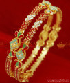 BS027-2.6 Size Trendy Teen Design Party Wear Ennamel Stone Imitation Bangle