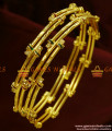 BS048-2.8 Size Best Selling Gold Plated Traditional Semiya Design Imitation Bangle