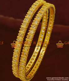 BS058-2.4 Grand Full Sparkling Cubic Zircon Stone Imitation Bangles