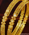 BS064-2.6 Grand Pure White Full Sparkling Cubic Zircon Stone Imitation Bangles