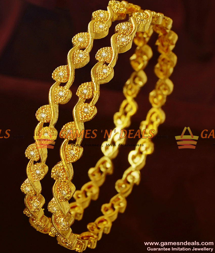 BS066-2.4 Size Designer Pick Grand Party Wear Semi Precious AD Stone Bangles BS066-2.4 Size Designer Pick Grand Party Wear Semi Precious AD Stone Bangles