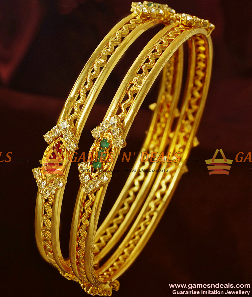 BS067-2.6 Size Guarantee Bangles Party Wear AD Stone Imitation Jewelry BS067-2.6 Size Guarantee Bangles Party Wear AD Stone Imitation Jewelry