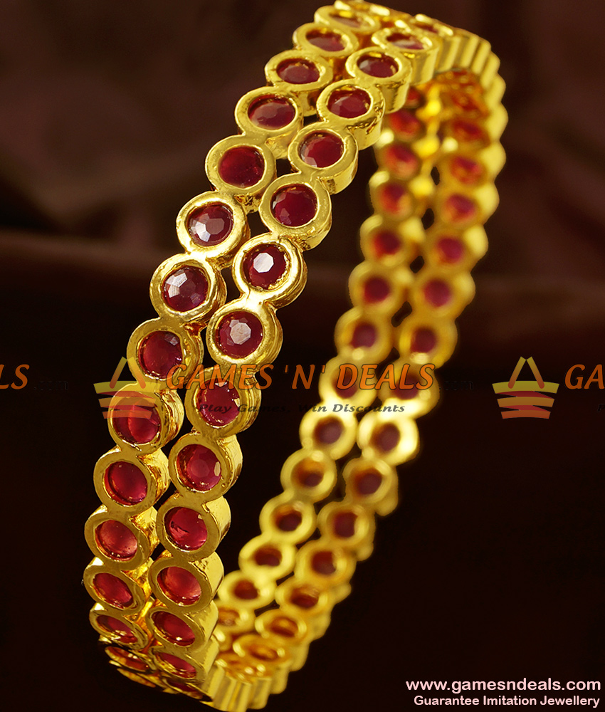 BS072-2.6 Grand First Quality Full Ruby Cubic Zircon Stone Imitation Bangles BS072-2.6 Grand First Quality Full Ruby Cubic Zircon Stone Imitation Bangles