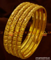 NGBR006-2.4 Size Traditional 4 pieces Non Guarantee Gold Like Bangle Design