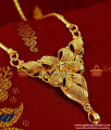 BGDR110 - Trendy Plain Dollar Gold Plated Imitation  Jewelry Wheat Chain Indian