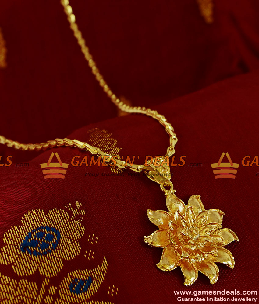 BGDR115 - Teen Design Flower Dollar South Indian Imitation Jewellery Buy Online