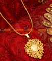 BGDR15- Gold Plated Imitation Chain With Leaf Dollar Design Twisted Jewelry BGDR15- Gold Plated Imitation Chain With Leaf Dollar Design Twisted Jewelry