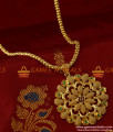 BGDR161 - Unique Big Kerala Beaded Dollar Flower and Leaf Design Party Wear Jewellery