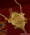 BGDR166 - Traditional Vishnu Flower Dollar Gold Plated Imitation Jewelry