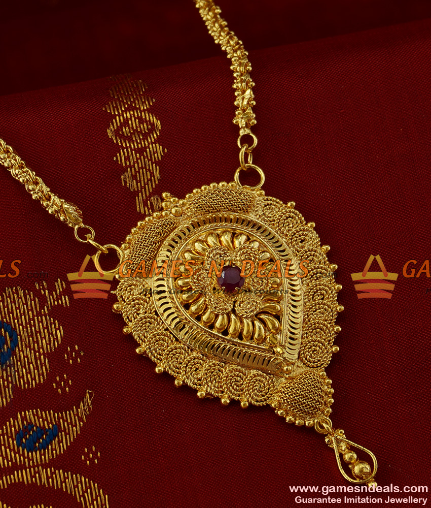 BGDR171 - AD Jewelry Kerala Design Dollar Gold Inspired Designs Online