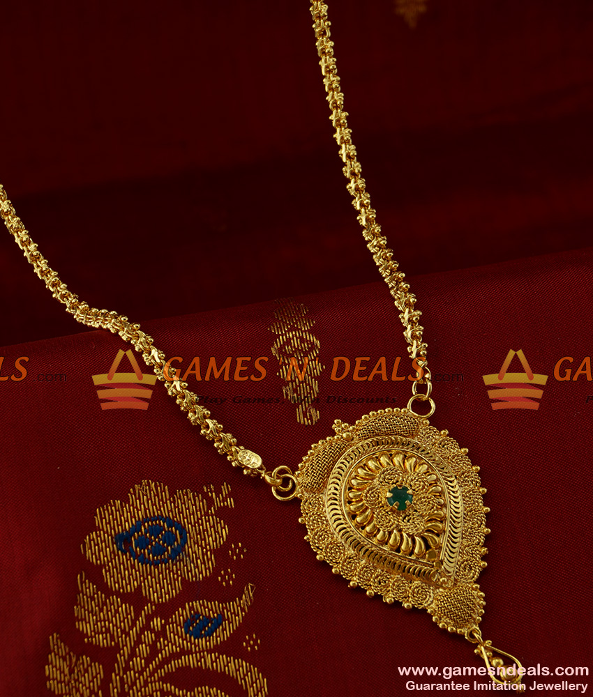 BGDR172 - AD Jewelry Kerala Design Dollar Gold Inspired Designs Online