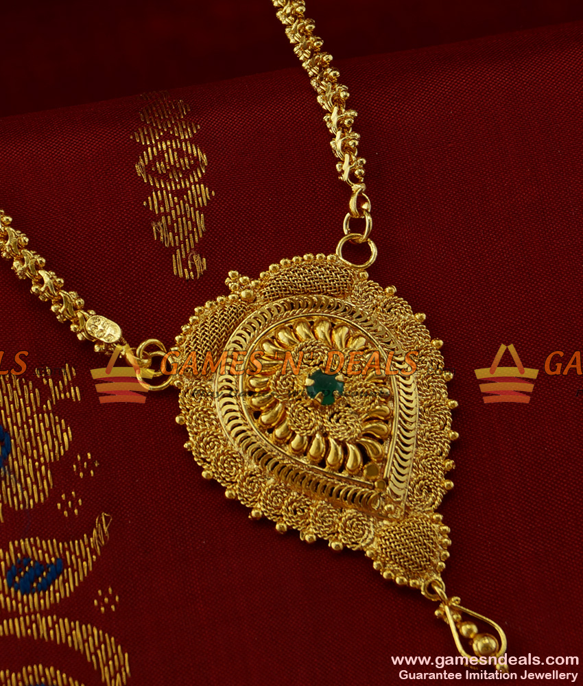 BGDR172 - AD Jewelry Kerala Design Dollar Gold Inspired Designs Online