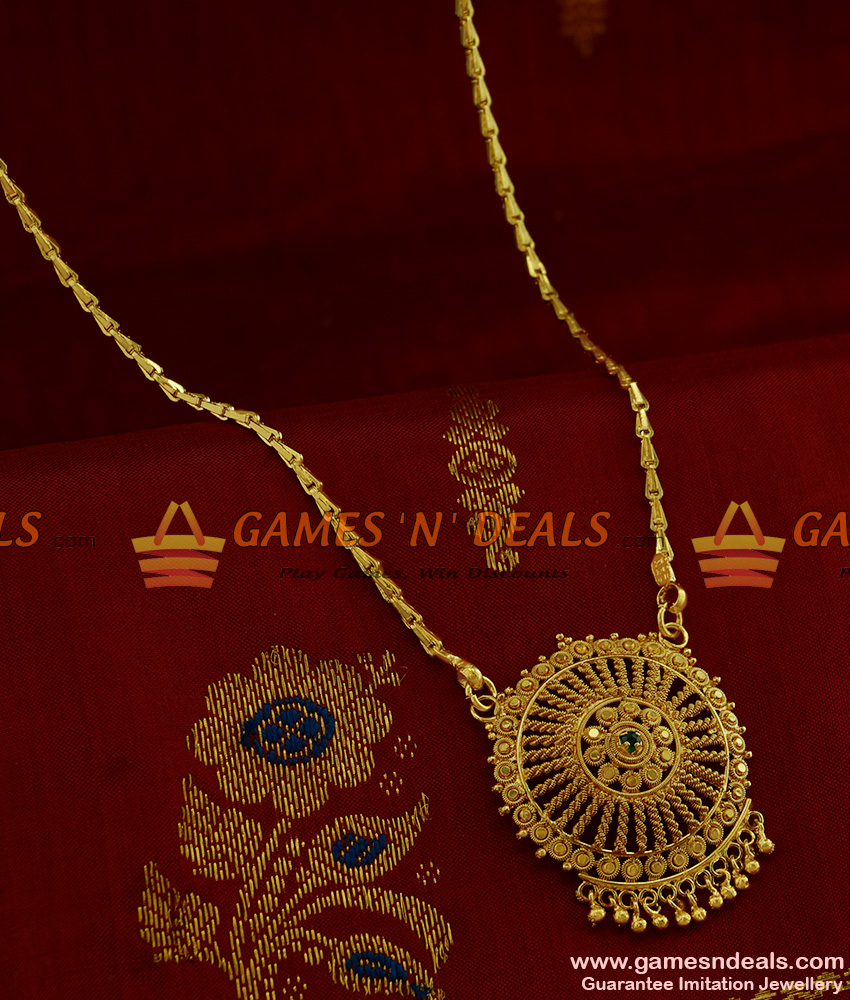 BGDR187 - Light Weight Chakra Dollar with Beads Wheat Chain Low Price Online