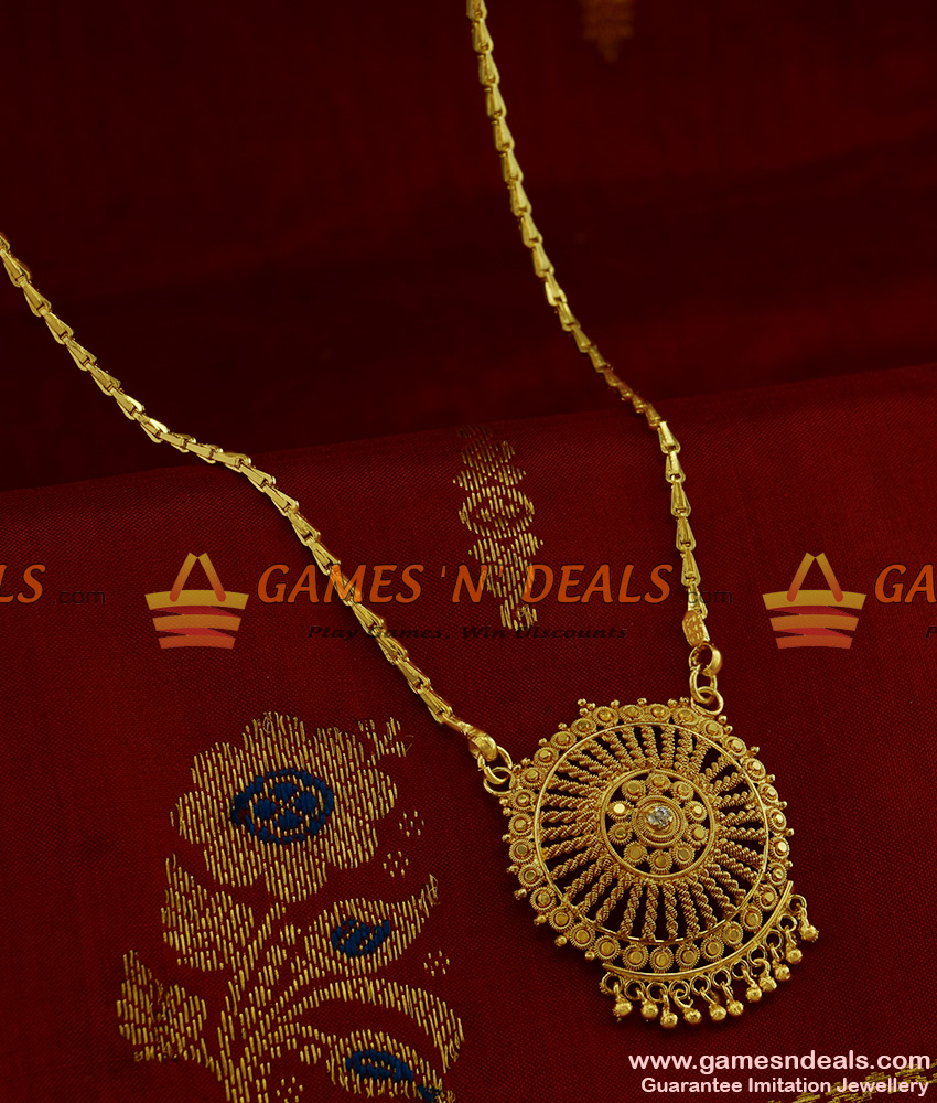 BGDR188 - Light Weight Chakra Dollar with Beads Wheat Chain Low Price Online