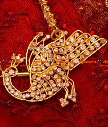 BGDR19- Gold Plated Imitation Jewellery Big Heavy Peacock Dollar Thick Chain BGDR19- Gold Plated Imitation Jewellery Big Heavy Peacock Dollar Thick Chain
