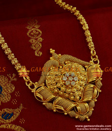 BGDR202 - Simple and Fancy AD Stone Imitation Dollar with Net Design Jasmine Chain  BGDR202 - Simple and Fancy AD Stone Imitation Dollar with Net Design Jasmine Chain
