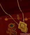BGDR221 - Traditional Diamond shaped Dollar With Embedded AD Stones Attractive Chain