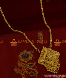 BGDR223 - Online jewellery with diamond shaped dollar chain attractive and latest trend